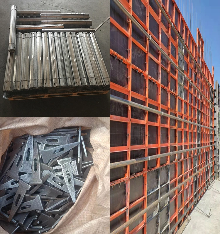 Wall Formwork System Concrete Steel-Ply Wall Forms Steel Forming Euro Form